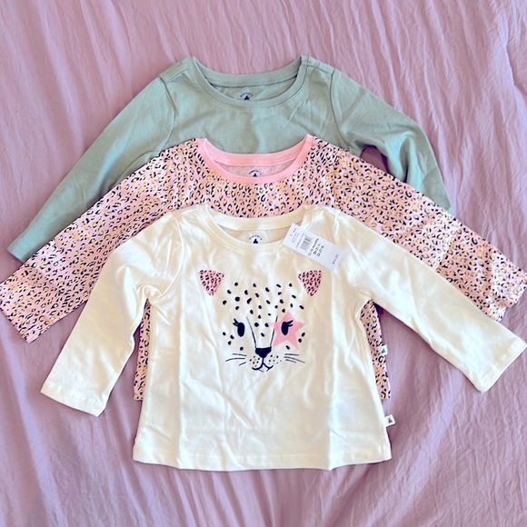 NWT Baby Gap 12-18 months set of 3 long sleeve t-shirts - Picture 1 of 4